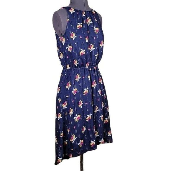 Maison Jules Halter Hi-Lo Mini Dress Sz S - Picture 2 of 12